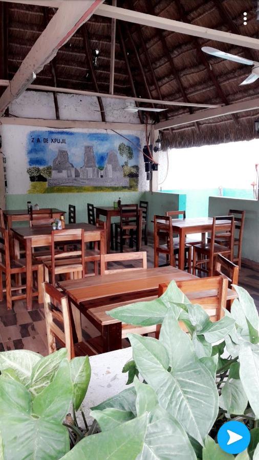 Hotel Templo Maya Xpujil Buitenkant foto